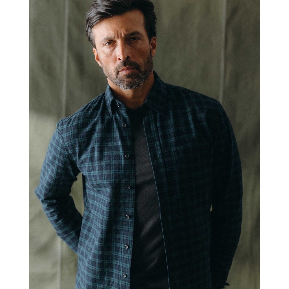 Taylor Stitch | The Jack Shirt 40 M Blackwatch Plaid Organic Cotton Button Down